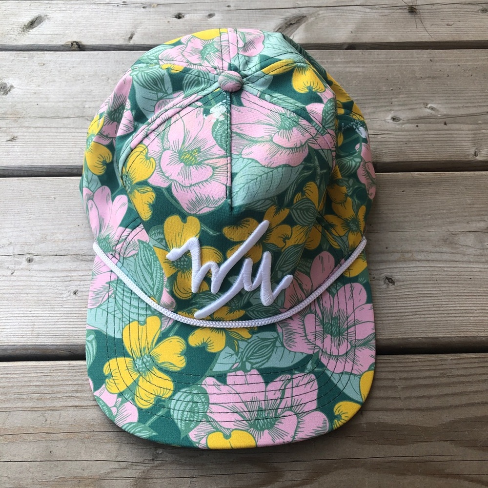 William Murray Golf Floral Southern Noonan Rope Snapback Hat Unisex